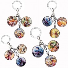 Attack on Titan anime key chain