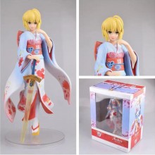 Fate Saber kimono anime figure