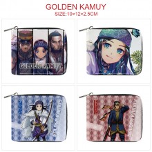 Golden Kamuy anime zipper wallet purse