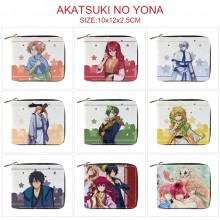 Akatsuki No Yona anime zipper wallet purse