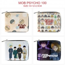 Mob Psycho 100 anime zipper wallet purse