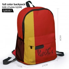 Kakegurui anime full color backpack bag