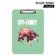 SPY FAMILY anime acrylic folder