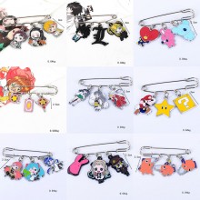 Demon Slayer Death Note Sakura anime brooch pins