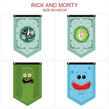 Rick and Morty anime flags 90*60CM