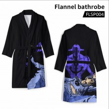 JoJo's Bizarre Adventure anime flannel bathrobe pajamas