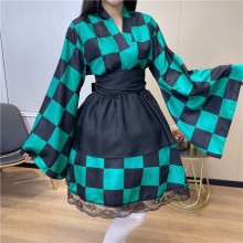 Demon Slayer Kamado Nezuko Tanjirou anime cosplay kimono cloth