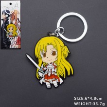 Sword Art Online anime key chain/necklace
