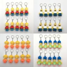 The Simpsons anime figure doll key chains set(10pcs a set)6CM