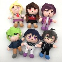 6inches Dangan Ronpa anime plush dolls set(6pcs a set)