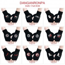 Dangan Ronpa anime cotton half finger gloves a pai...