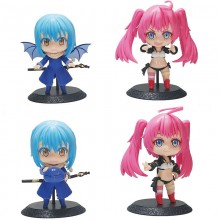 Tensei shitari slime anime figures set(4pcs a set)(OPP bag)