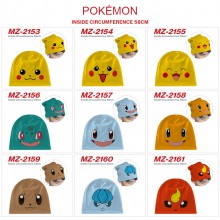 Pokemon anime flannel hats hip hop caps