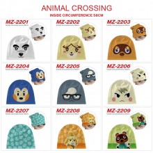 Animal Crossing game flannel hats hip hop caps