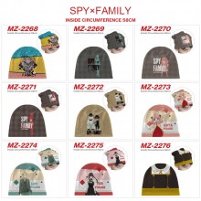 SPY FAMILY anime flannel hats hip hop caps