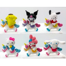 Melody anime figures set(6pcs a set)(OPP bag)