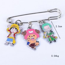 One Piece anime brooch pins