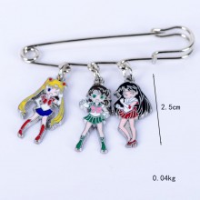 Sailor Moon anime brooch pins