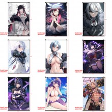 Genshin Impact game anime wall scroll wallscrolls ...