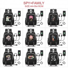 SPY x FAMILY USB charging laptop backpack school bag