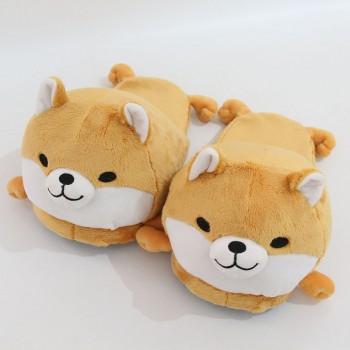 Shiba Inu dog plush shoes slippers a pair 28CM