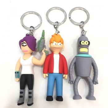 Futurama anime figure doll key chains