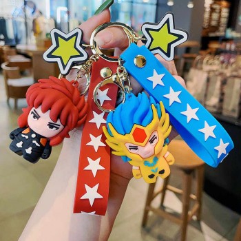 Saint Seiya anime figure doll key chains