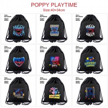 Poppy Playtime drawstring backpack bag