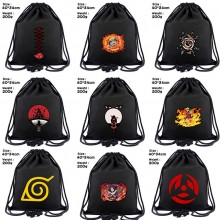 Naruto anime drawstring backpack bag