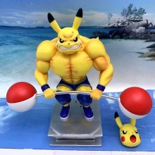 Pokemon Pikachu muscle anime figure
