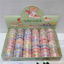 DIY cute girl fruit flower star anime laser tape stickers set(60pcs a set)