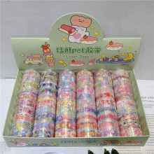 DIY cute girl fruit flower star anime laser tape stickers set(60pcs a set)