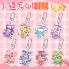 Melody Cinnamoroll Hello Kitty Kuromi acylic key c...