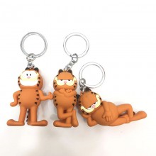 Garfield anime figure doll key chains