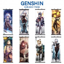 Genshin Impact game wall scroll wallscrolls 60*170CM