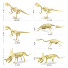 3D Skeleton Dinosaur DIY Dinosaur Bone Model Figur...
