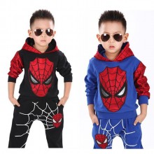 Spider Man children hoodie+trousers set