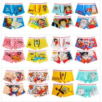 One Piece anime cotton briefs underpants(4pcs a set)