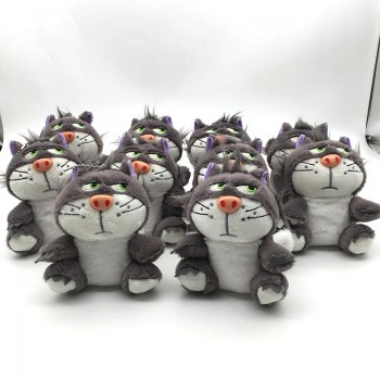 4.8inches Lucifer cat anime plush dolls set 12CM(10pcs a set)