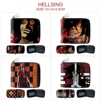 Hellsing anime zipper wallet purse