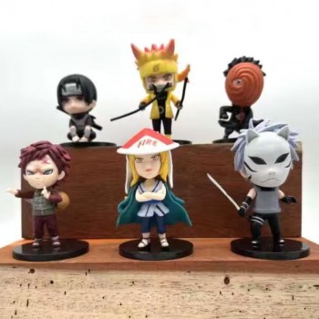 Naruto anime figures set(6pcs a set)(OPP bag)