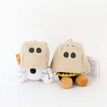 Snoopy anime plush doll key chain 10cm