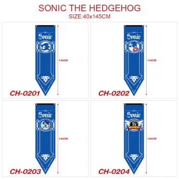 Sonic the Hedgehog flags 40*145CM