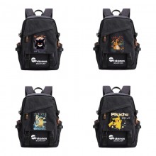 Pokemon anime canvas backpack bag