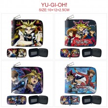 Duel Monsters anime zipper wallet purse