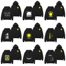 Ansatsu Kyoushitsu anime zipper cotton thin hoodies sweatshirt