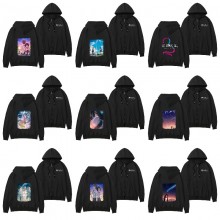 Your Name anime zipper cotton thin hoodies sweatshirt