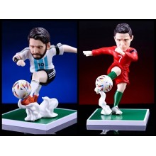 Lionel Messi Cristiano Ronaldo football star figur...