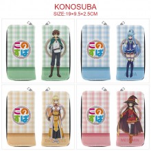 Kono Subarashii Sekai ni Shukufuku wo long zipper wallet purse