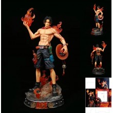 One Piece LC ACE anime figure(can lighting)